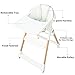Baby High Chair for Toddler, Foldable High Chair for Dining Table Highchair with 5 Point Harness Seat Removable Adjustable Tray Portable Baby Dinning Chair with Lockable Wheels Easy to Clean Surface