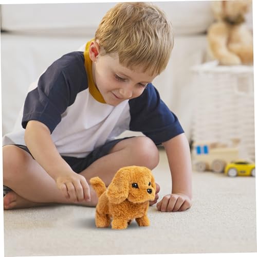 Peluche de marche interactive : le chiot robot réaliste qui aboie