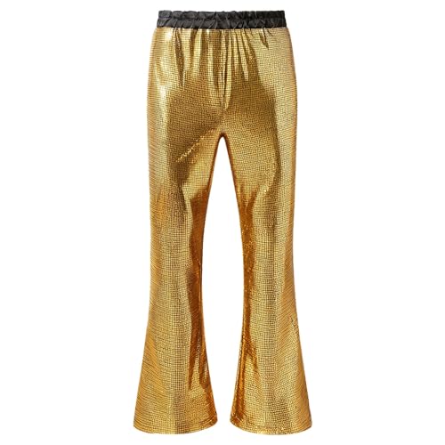 Pantalon évasé à paillettes fluides pour soirée festive chic - 3