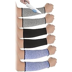 Proteccion De Manos Y Brazos Seguridad Industrial Lusofie 3 Pares Manga de Trabajo Protector de Brazo Manga Resistente a Los Cortes Cubierta de Seguridad Para Piel Fina y Antebrazo Manga Para Moretones Protección Para Cocinar y Jardinería