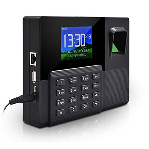 AERJMA Biometrische vingerafdruk wachtwoord tijd aanwezigheid machine ingebouwde back-up power vingerafdruk + Id netwerk… - Image 3