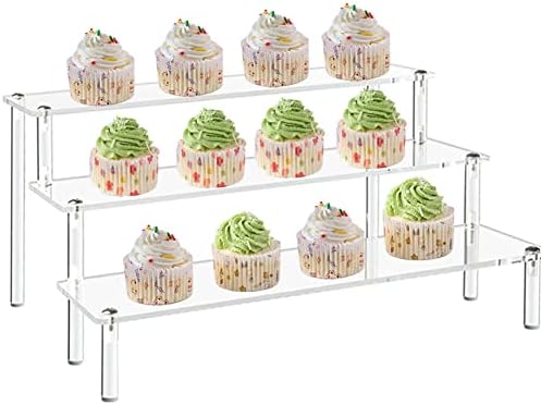 4 Acryl Display Ständer Transparent - Für Figuren, Cupcakes Und Schmuck
