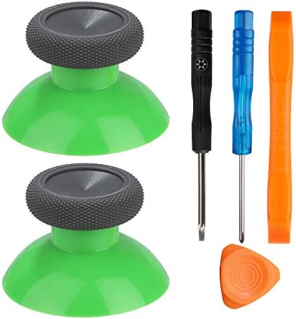 TOMSIN Alternative Thumbsticks for Xbox One/ PS4 Controllers, Xbox Controller Joysticks Restore Package for Xbox One S (2 Pcs) (Gray-Inexperienced)