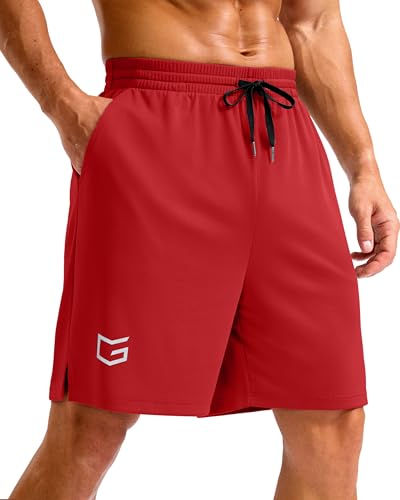 Image of G Gradual Men's Athletic Workout Shorts with Pockets 5 inch /7 inch /9 inch Lightweight Quick Dry Gym Basketball Running Shorts for Men