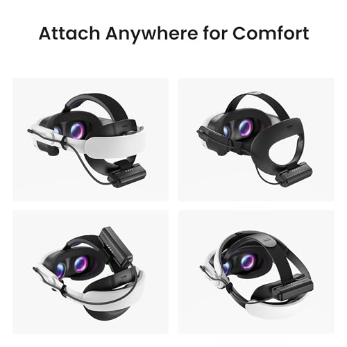 Image of KIWI design P5000 Compact Power Bank, 2 Pack 5000mah Battery Pack Compatible with Meta Quest 3 /3S /2 /Pro, 20W Fast Charing, Swap for Infinite Power, Suitable for Sport Camera and All Type-C Devices