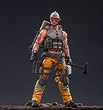 JoyToy 1/18 Soldier Action Figures 4-Inch Soldiers Anime Figure Dark Source Collection Action Figure Military Model Toys (Yellow)