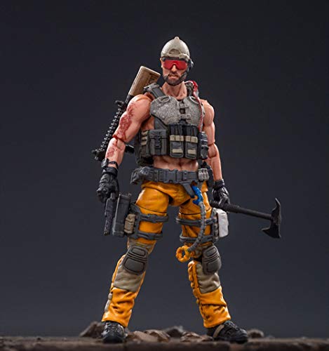 JOYTOY 1/18 Soldier Action Figures 4-Inch Soldiers Anime Figure Dark Source Collection Action Figure Military Model Toys (Yellow)
