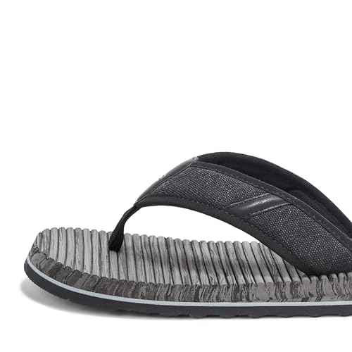 Skechers Men's Tantric-Rafe Thong Sandal, Blk, 13