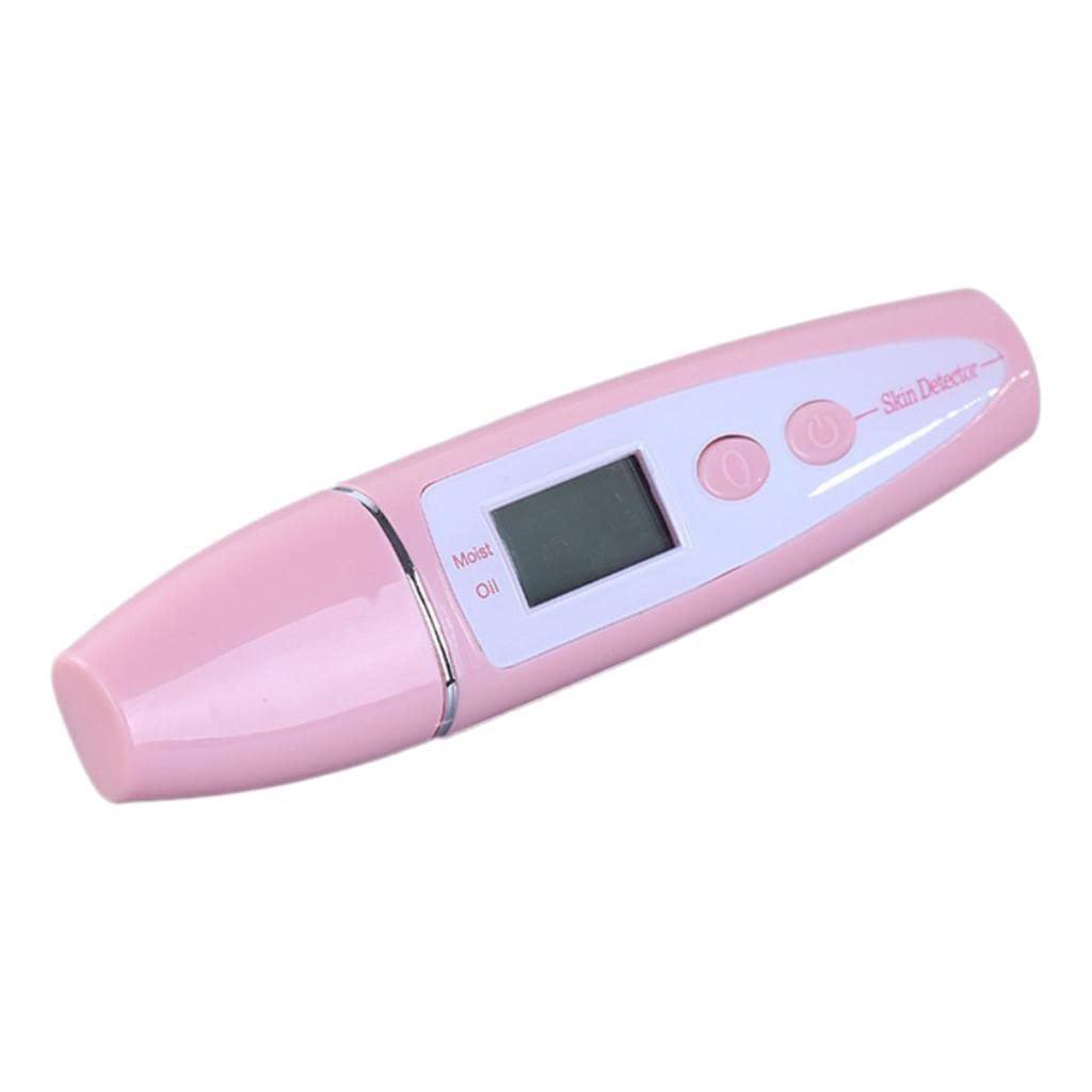 Siah LCD Digital Skin Moisture/Oil Content Analyzer Facial Skin Care Tool Pink