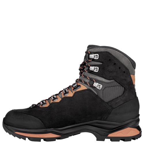 Men's Camino Evo GTX Backpacking Boots, Black/Orange, US 11 M3