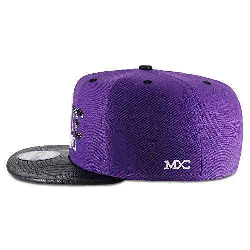 Boné MXC BRASIL Aba Reta Snapback Ajustável Purple Tamanho:Único;Cor:Roxo