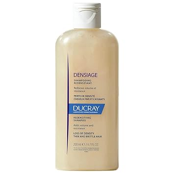 Ducray Densiage Redensifying Shampoo, Enhance Strength & Density, Brittle Aging Hair, 6.7 oz.