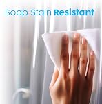 ZENO Clear Shower Curtain Liner – 72" x 72" Premium PEVA Liner with Rustproof Grommets & 3 Magnets – Waterproof, Lightweight Bathroom Curtain Set