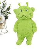 Peluche Alienígena | Muñeco Verde Suave y Lindo - Muñeco Alienígena De 30 X 10 X 17 Cm,para Amigos Niños Adultos Adolescentes Dormitorio Hogar Viaje Coche Interior Tiempo De Siesta