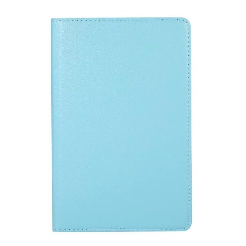 Étui rotatif Samsung Galaxy Tab A11 8.7 bleu clair en cuir rigide