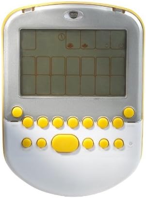 Mattel Big Screen Solitaire - White/ Silver with Yellow Accents
