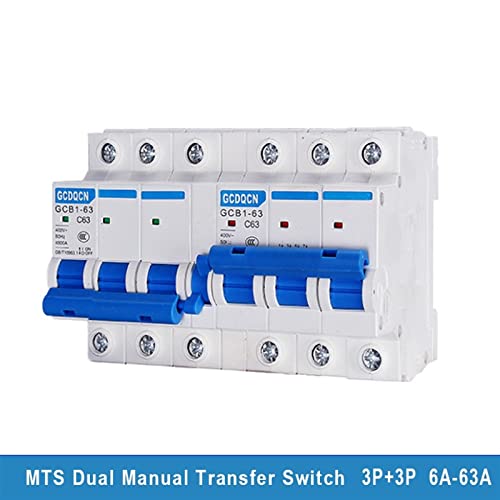 Commutateur de transfert manuel MTS disjoncteur 3P+3P 32A inverseur de source
