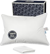MOONSECRET Cloudtop White Goose Down Pillows: Luxury Hotel 100% Goose Down Pillow - Cooling Breat...