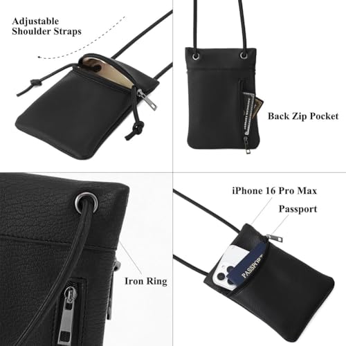 Image of Small Crossbody Women Cell Phone Purse Wallet Bag With Shoulder Strap