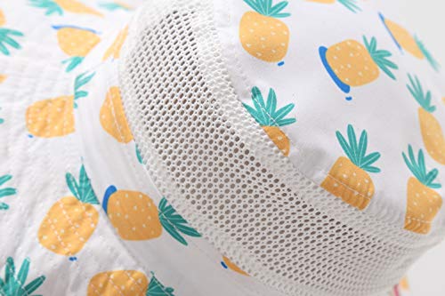 Image of Home Prefer UPF50+ Wide Brim Sun Hat Boys Girls Sun Protection Hat Zoo Beach Swim Safari Bucket Hat for Baby Toddler Kid