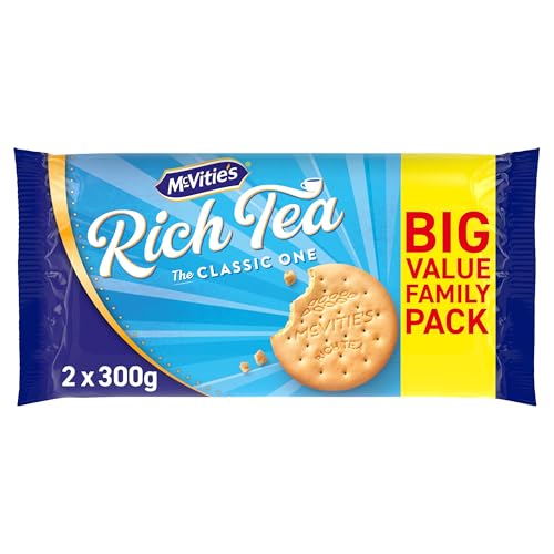 McVities Rich Tea Classic Biscuits Twin Pack 600 g (Pack of 1)