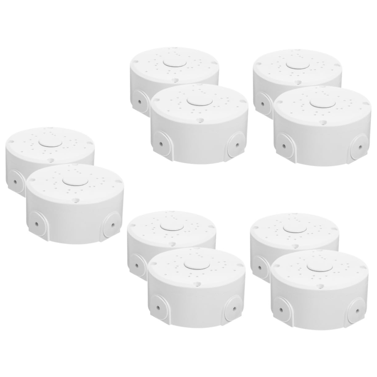 VILLCASE 5 Ensembles Boîte De Jonction Extérieure Pour Caméra De Boîte De Connexion Pour Dissimuler Les Câbles Pour Installation Extérieure Intérieure 2 Pièces * 5