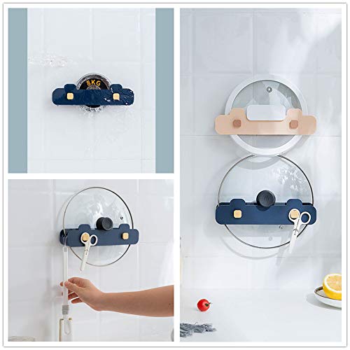 Rack de cobertura de panela sem perfurações para uso doméstico, utensílios de cozinha, espátula, rac