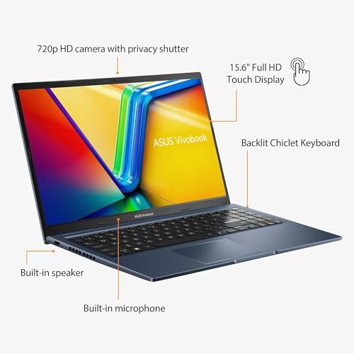 Image of ASUS Touch 15 Laptop Intel 16GB RAM 512GB SSD 15.6in FHD W11 (F1502 - Renewed)