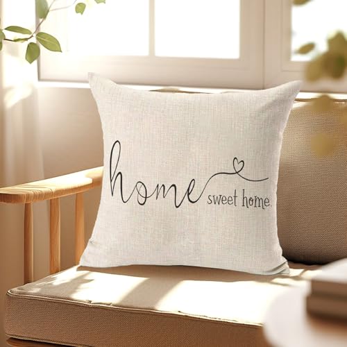 Housse coussin de ferme 45,7 cm aux finitions textiles soignées