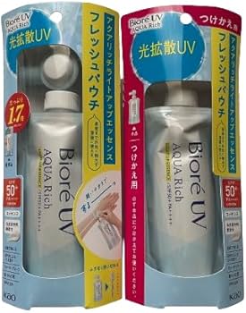 Amazon.co.jp: 【本体＋付替セット】 ビオレUV アクアリッチ ライト
