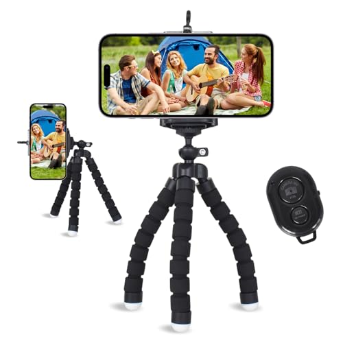 Mini Stative Für Smartphone,Handy Stative, Flexibel Handy Stativ Mit Universalclip,Telefon-Stativ Mit Wireless Fernbedienung,Für Schreibtisch, Reisen, Outdoor Tragbarer Mini Stative Für Smartphone,Handy Stative, Flexibel Handy Stativ Mit Universalclip,Telefon-Stativ Mit Wireless Fernbedienung,Für Schreibtisch, Reisen, Outdoor Tragbarer
