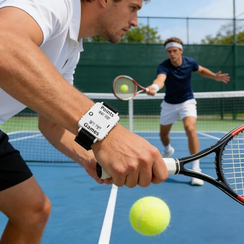 Diydeg contador de puntuación para tenis con correa ajustable miniatura 5