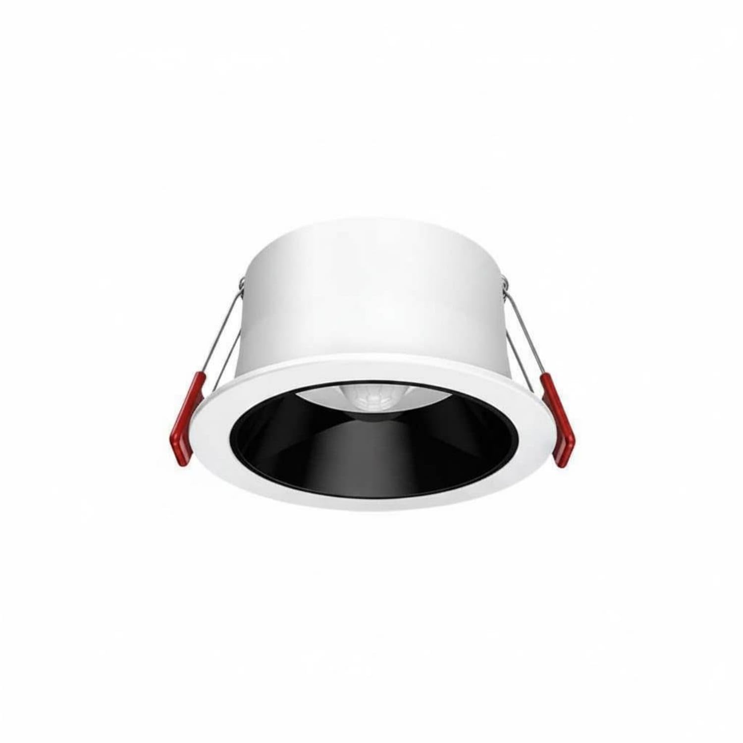 6W Motion Sensor Downlight White Trim Motion Sensor Recessed Light Clip Clips Anti-Glare Downlight Energy Saving, Black, Human Sensor-Neutral-picture-10