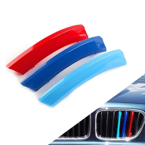 Automotive grille Insert Trims Strips Front Center Kidney Grilles Compatible with 2007-2013 BMW E70 X5 2008-2012 bmw X6 E71 7-Beam grille insert accessories