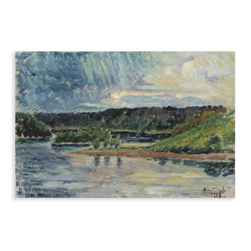 Décoration murale Thunderstorm Alfred William Finch sans cadre