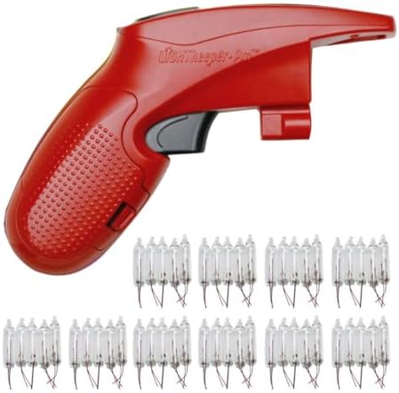 LightKeeper Pro Quick Fix Incandescent Christmas Holiday Light Set Repair Tool with 50 Bonus Replacement Bulbs | UL Listed (#230566)