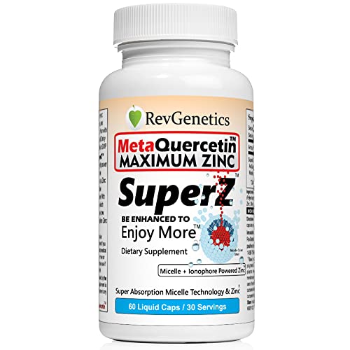 REVGENETICS MetaQuercetin SuperZ: Micelle + Ionophore Powered Zinc™