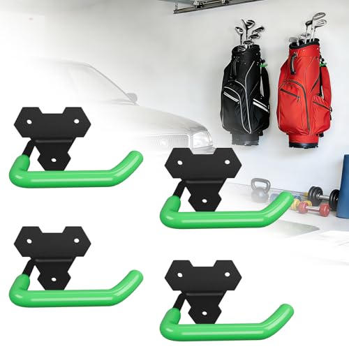 Wall Mounted Golf Bag Holder for Garage, Wall Mounted Golf