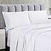 Luxury Soft 2-Piece Set King Size Pillow Cases of 100-Percent Microfiber Construction in White, 20