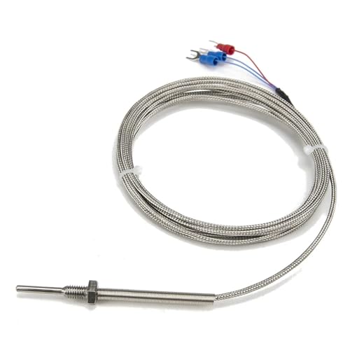 Sensor PT100 FTARP08 con cable blindado de 3m para lecturas térmicas precisas 2