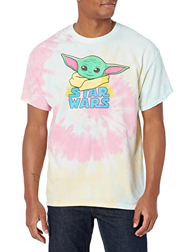 T-Shirt Star Wars Homme noir à motif logo profil enfant en coton