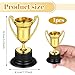FdcLixuvol Mini Gold Plastic Trophy Cups, Gold Trophy Award Plastic Winner Award Trophies for Sports Tournaments Party Favors, Props, Rewards, Winning Prizes, Competitions Ceremony, 3.2 Inch