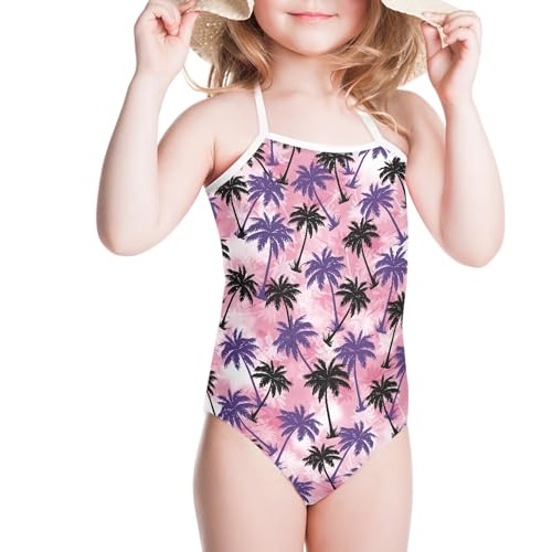 Girls' One-Piece Swimwear Sport Halter Swimsuit Beach Bathing Suit3