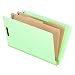 Pendaflex Pressboard End-Tab Classification Folders, Legal Size, 2 Dividers, 2.5