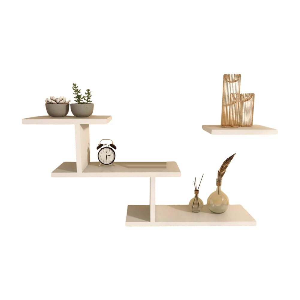 CTRLZS Punch-Free Wall Storage Rack Bedroom Room Decoration Rack Wall Storage Rack Flower Rack Multifunctional Wall Rack B
