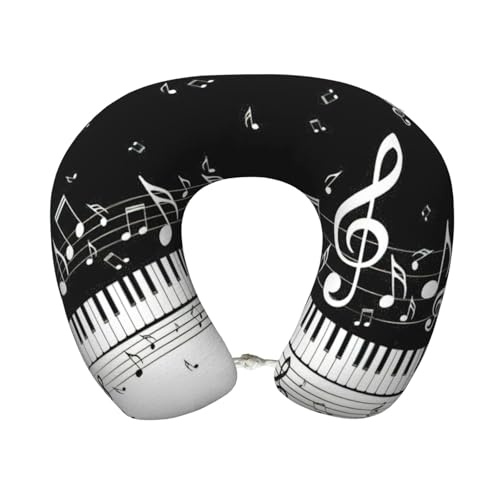Almohada de poliéster para cuello y hombros negra miniatura 1