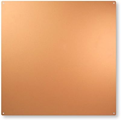 FIRST4MAGNETS Trendform Square Magnetic Board c/w 10 Magnets - Copper (400 x 400mm)