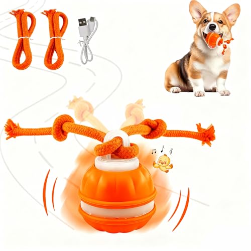 P06 Interactive Dog Toys Dog Balls, Electric Automatic Moving and...