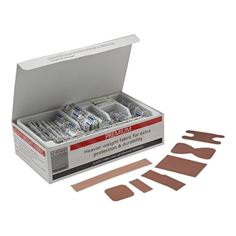 Sterostrip Steroplast Premium Elastic Fabric Plasters in 7 sizes - Pack of 100 Assorted Cover