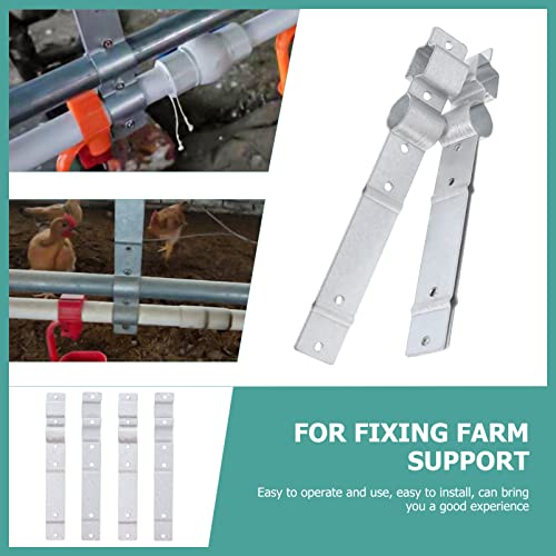 Cinta de Tubulação de Braçadeira de Aves de Aves: 2 Conjuntos de Tubos de Tubulação de Água de Fazen